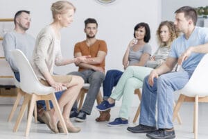 group therapy discussing can alcoholism cause anemia