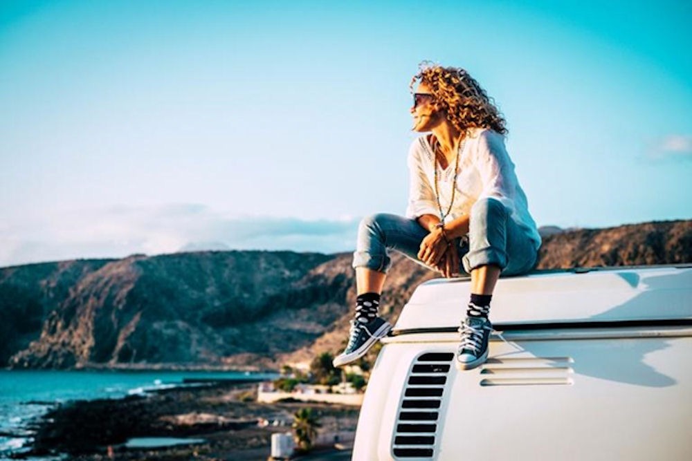 Woman enjoying freedom and clarity after completing rehab for Xanax.