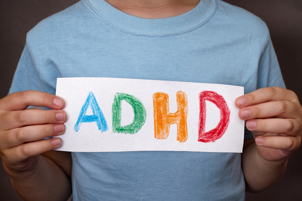 adhd written on a paper
